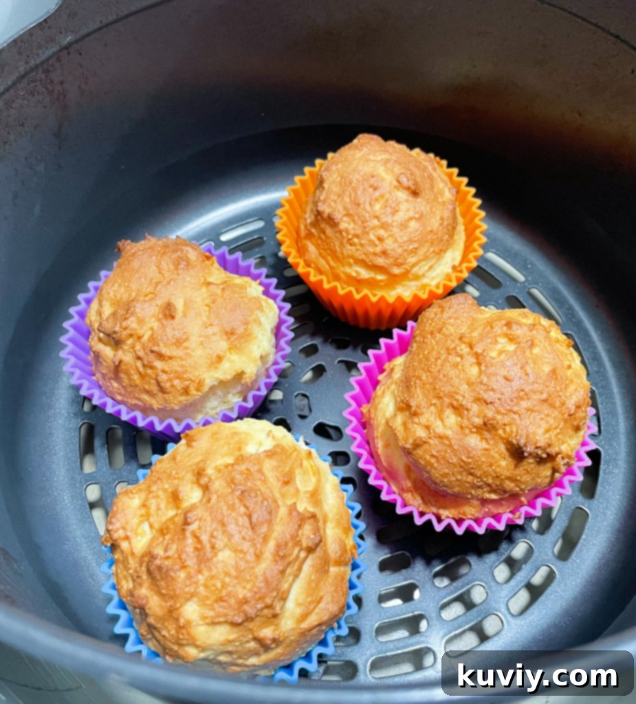 air fryer cornbread muffins