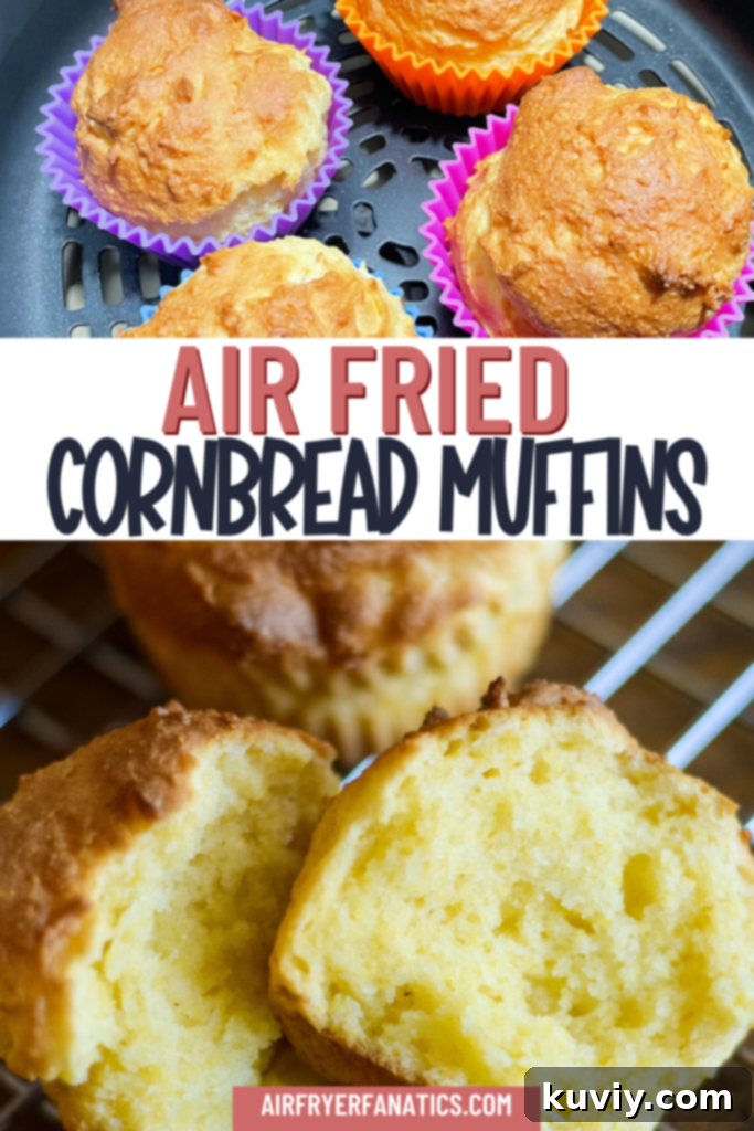 air fryer cornbread muffins