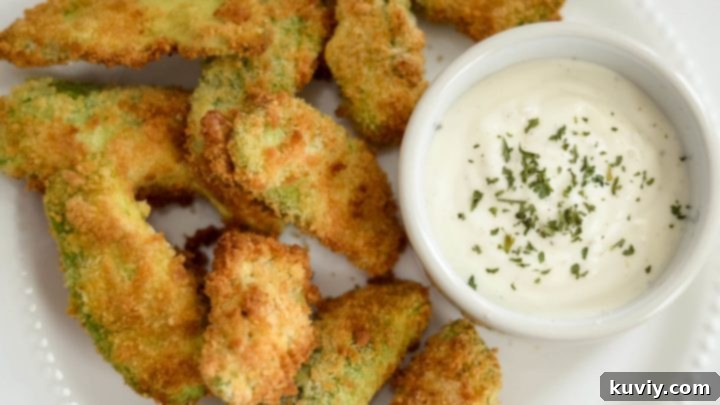 Delicious Gluten-Free Air Fryer Avocado Fries.