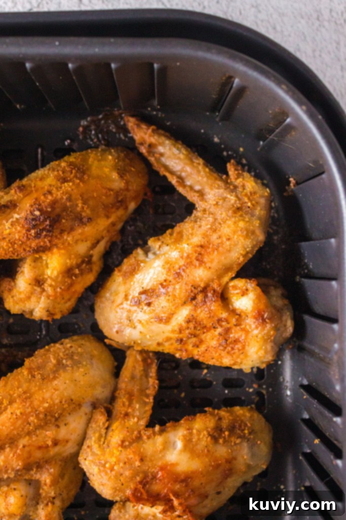 Reheating Air Fryer Crispy Chicken Wings