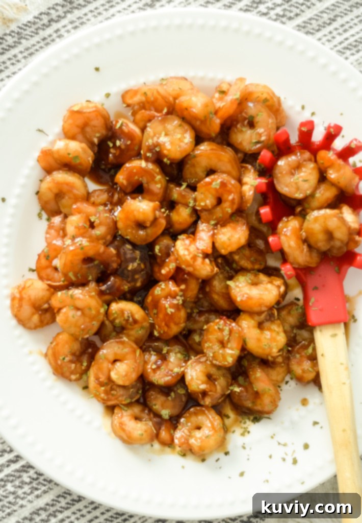 Ingredients for Air Fryer Sesame Shrimp sauce in a saucepan