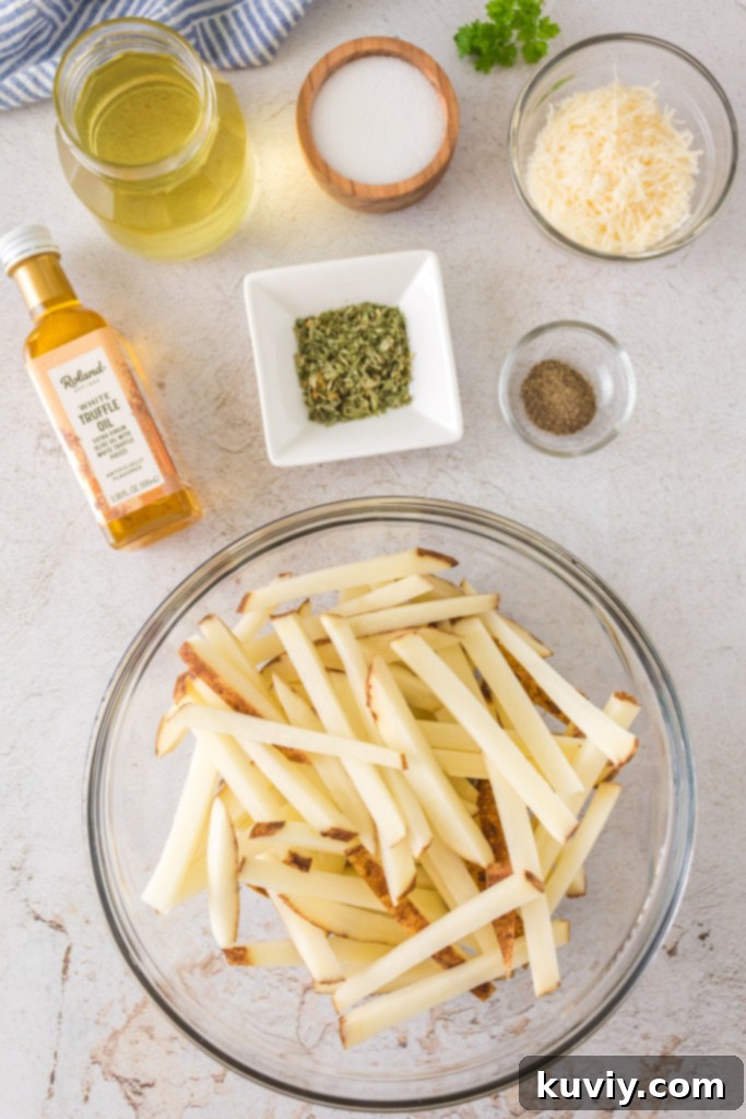 white truffle oil for fries