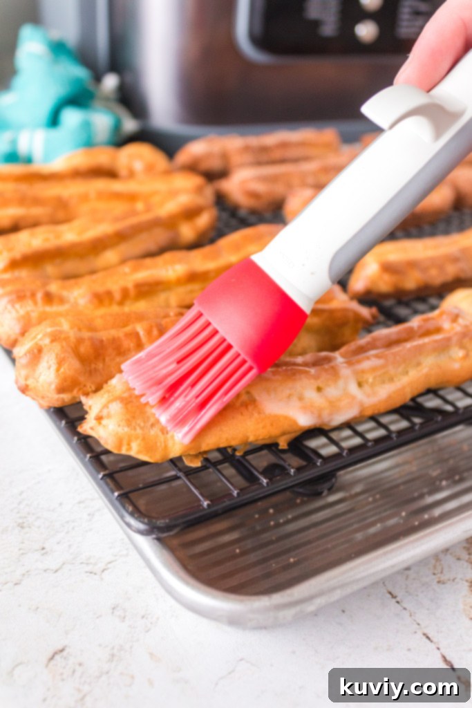 air fryer cinnamon sugar churros