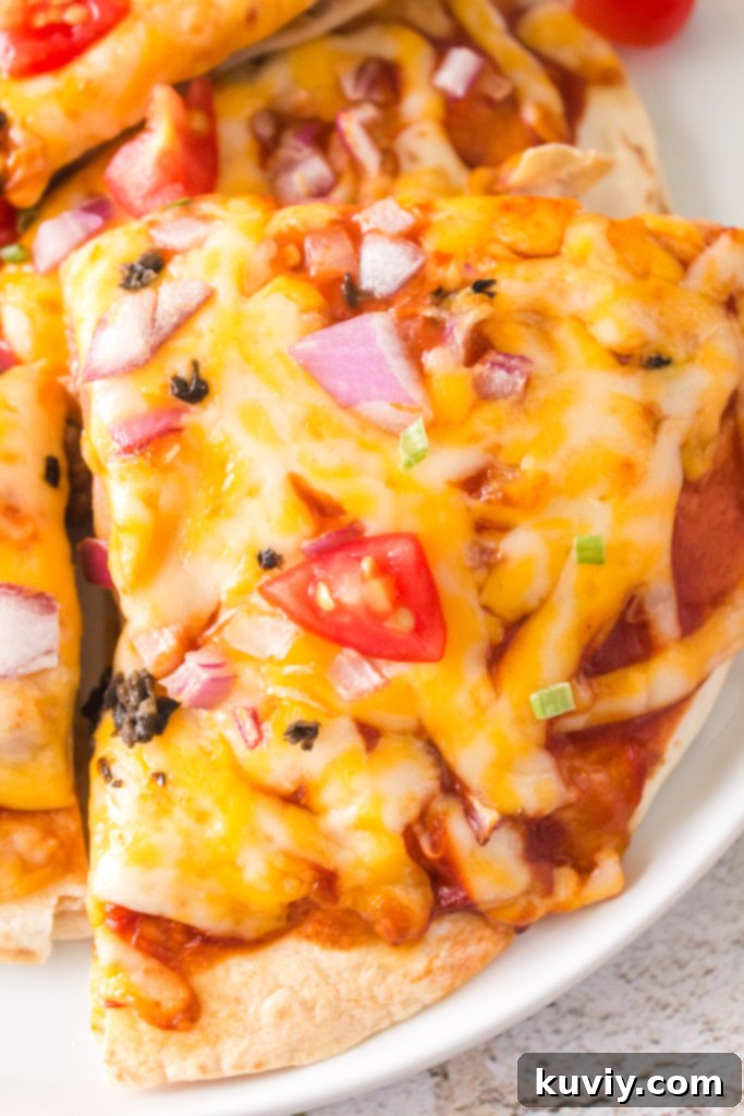 Crispy Air Fryer Mexican Pizza 7 Air Fryer Mexican Pizza with a side of street corn