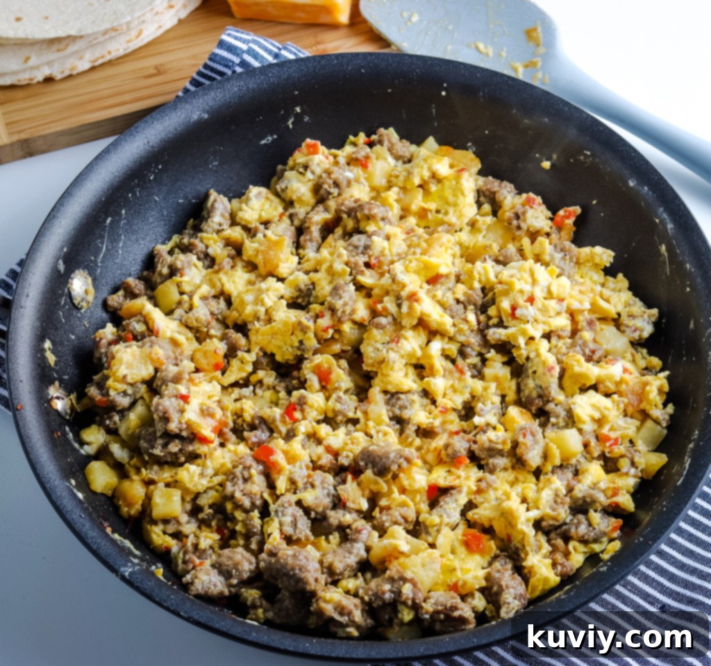 Gluten-free Air Fryer Breakfast Burritos