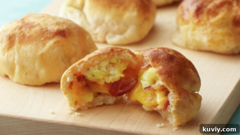 30+ Quick & Easy Air Fryer Breakfast Meals 21 Air Fryer Bacon and Egg Breakfast Biscuit Bombs