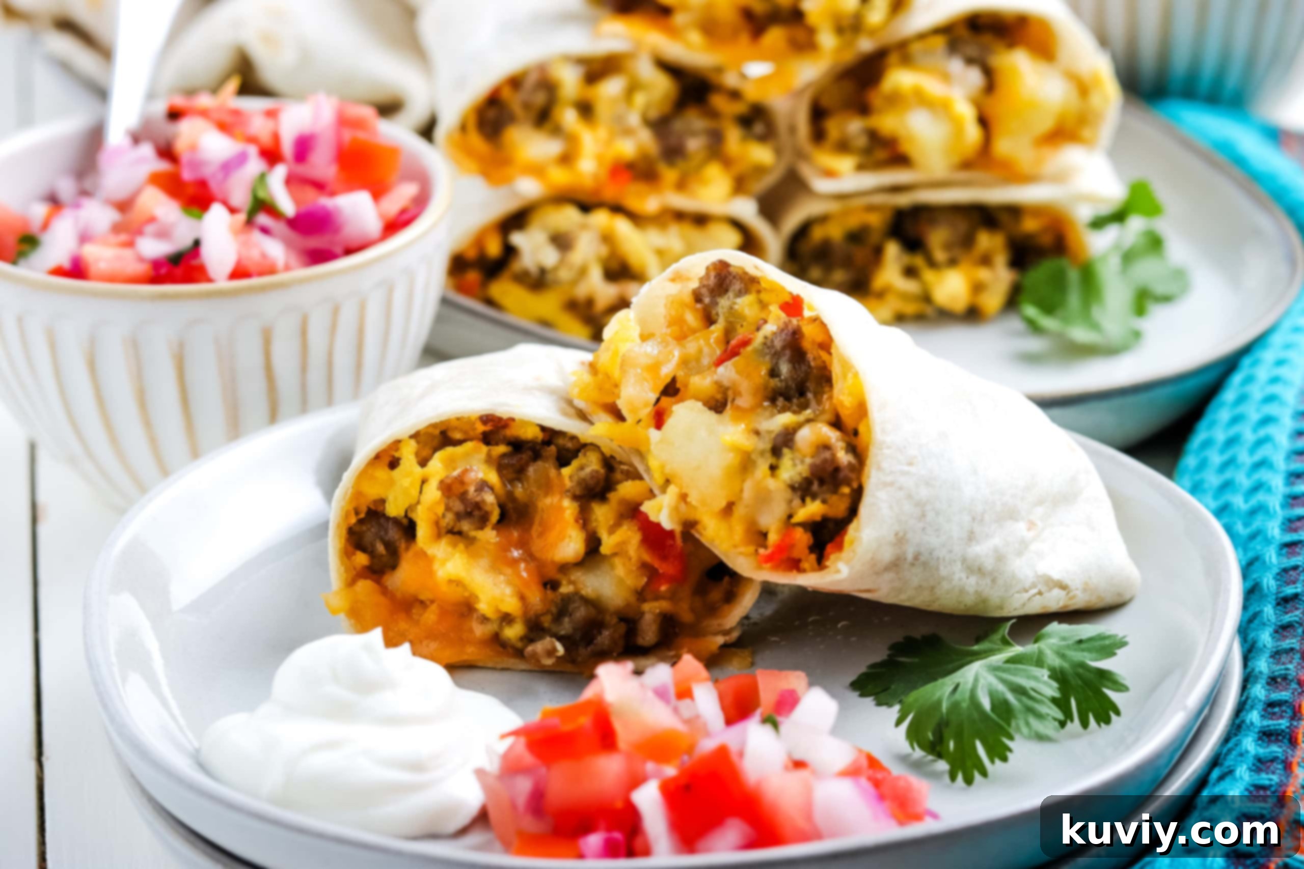 30+ Quick & Easy Air Fryer Breakfast Meals 37 Air Fryer Breakfast Burritos
