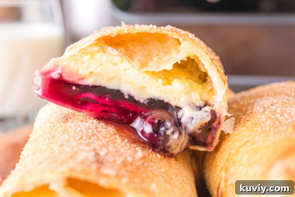 air fryer cheesecake chimichangas