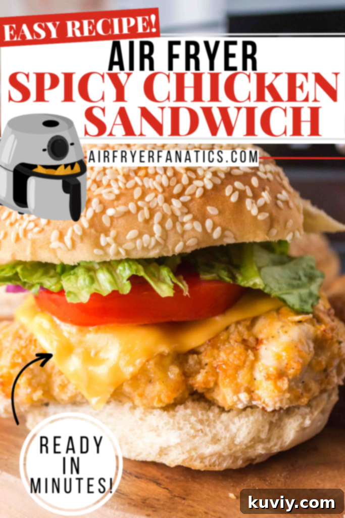 Crispy Air Fryer Spicy Chicken Sandwich 10 air fryer spicy chicken sandwich
