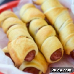 Air Fryer Crescent Hot Dogs