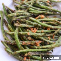 Air Fryer Parmesan Green Beans recipe image