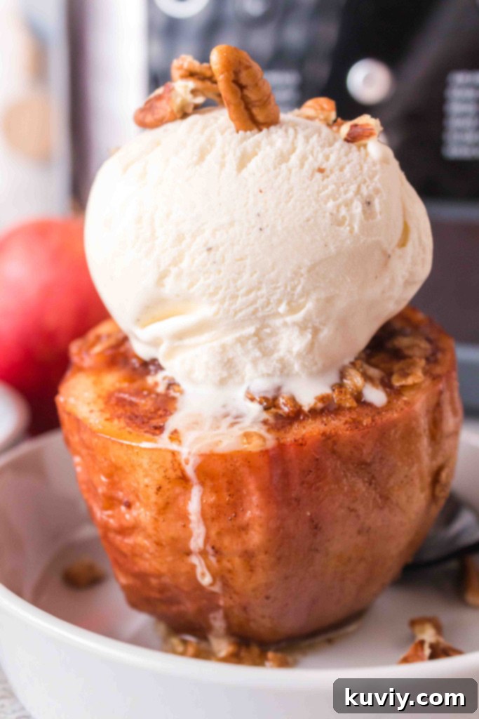 air fryer baked apples