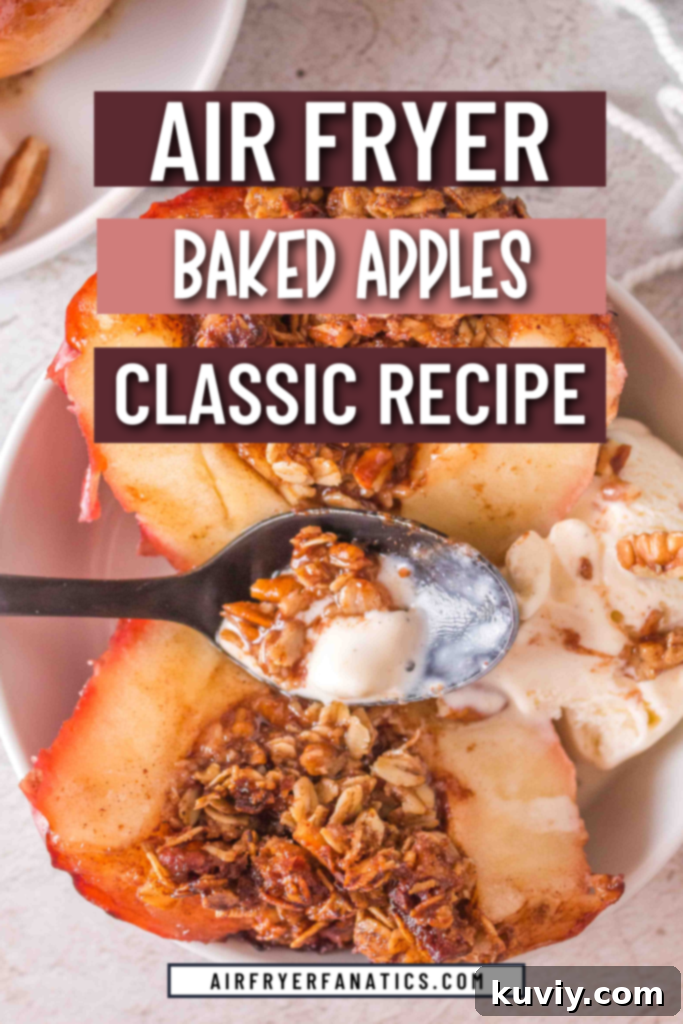 air fryer baked apples