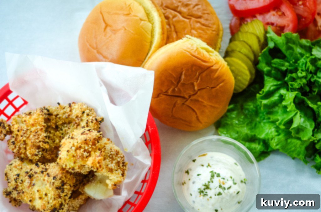 Gluten-free ingredients for Air Fryer Fish Sandwiches