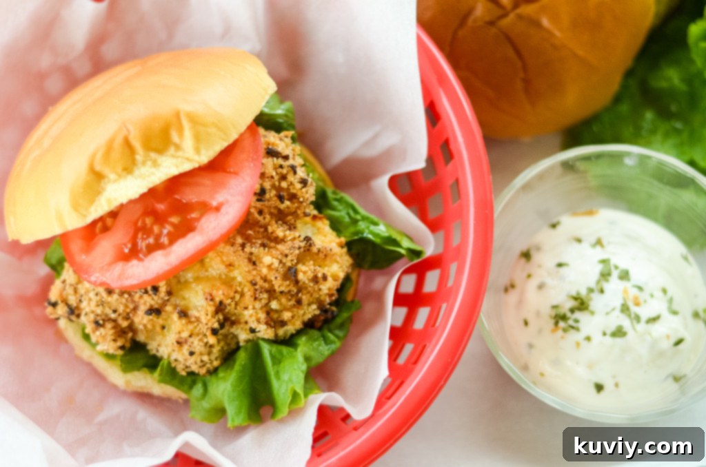 Gluten-free breaded fish fillets before air frying