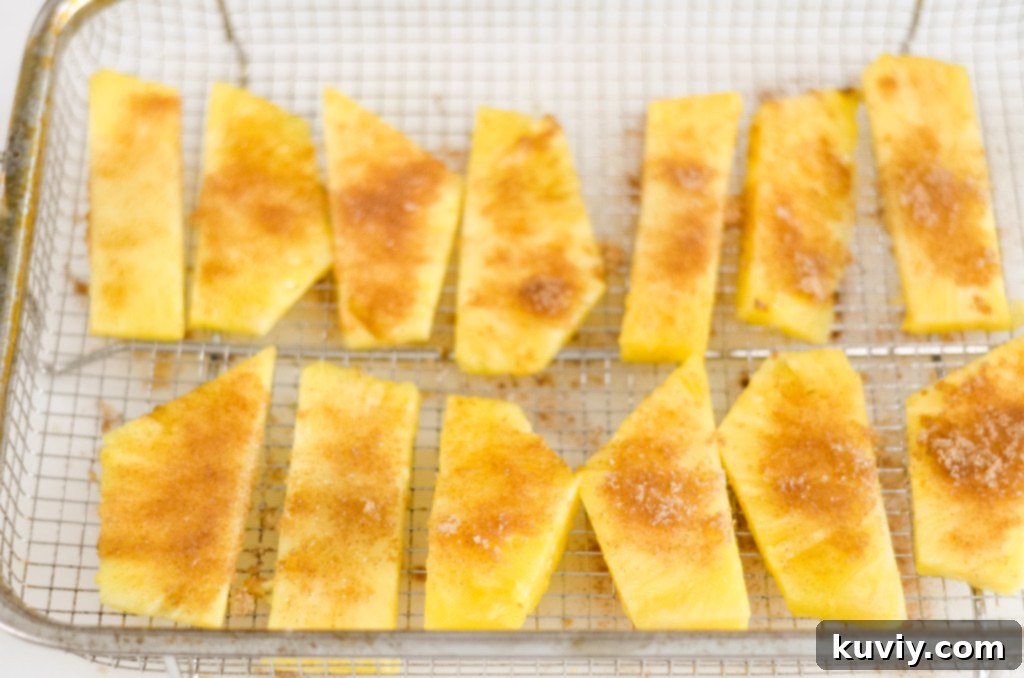 air fryer pineapple