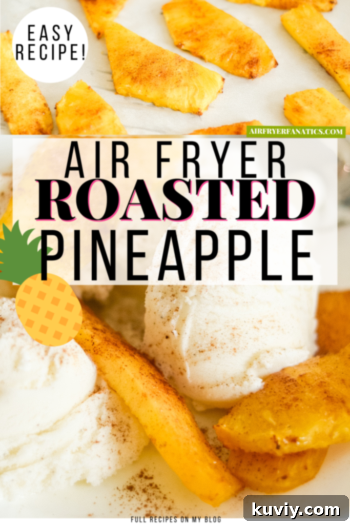 air fryer pineapple