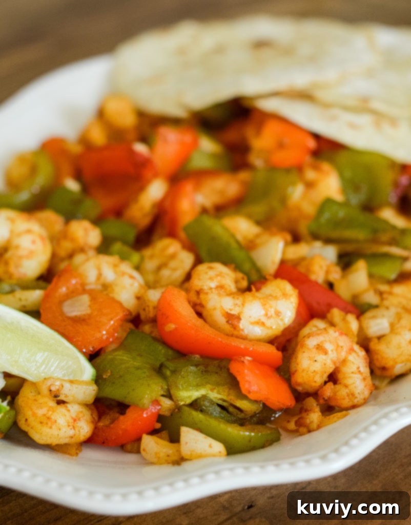 Ninja Foodi Air Fryer Shrimp Fajitas 2 air fryer shrimp fajitas