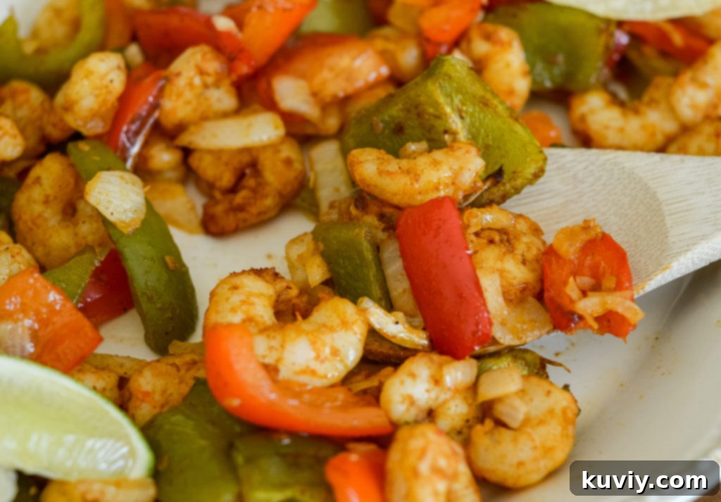 Ninja Foodi Air Fryer Shrimp Fajitas 3 air fryer shrimp fajitas