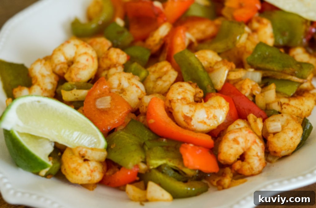 Ninja Foodi Air Fryer Shrimp Fajitas 4 air fryer shrimp fajitas