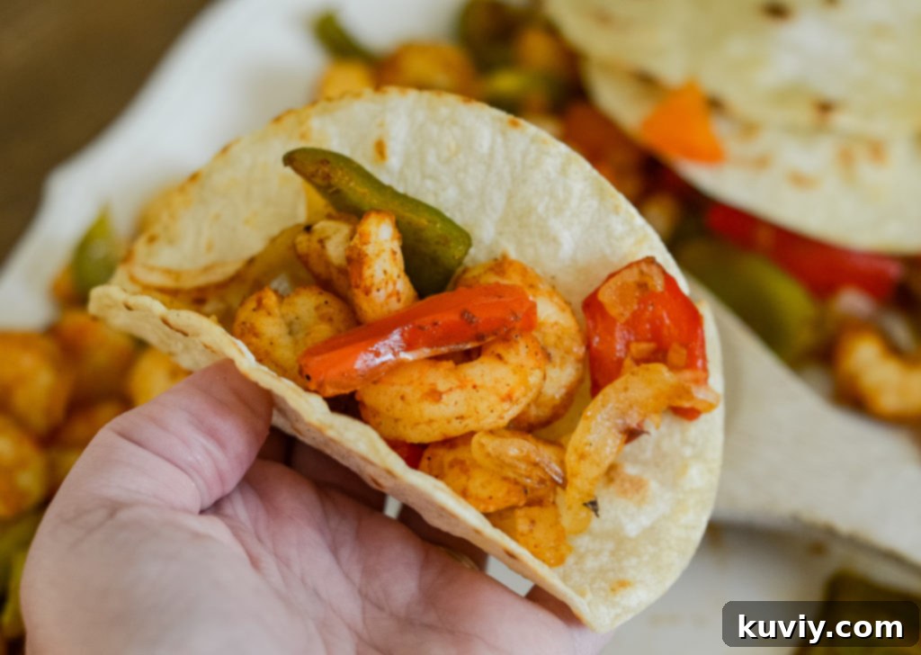 Ninja Foodi Air Fryer Shrimp Fajitas 5 air fryer shrimp fajitas