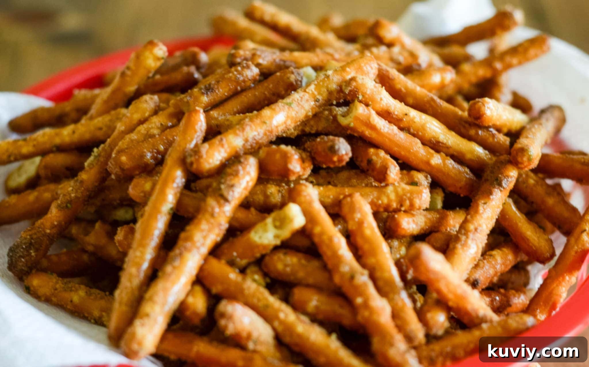 Gluten-Free pretzels ready for seasoning