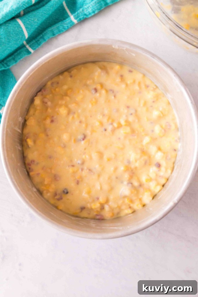 air fryer corn casserole