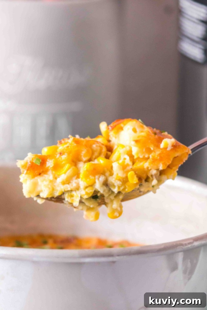 air fryer corn casserole