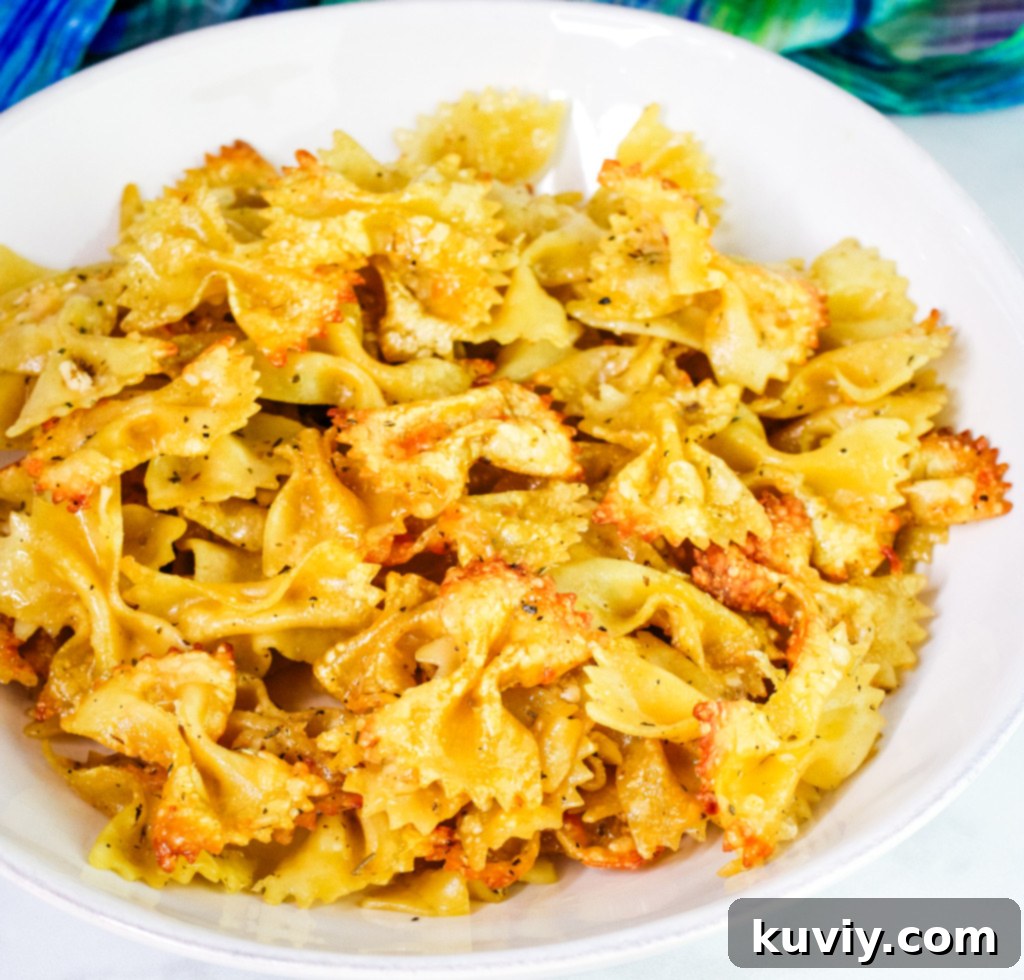 air fryer pasta chips