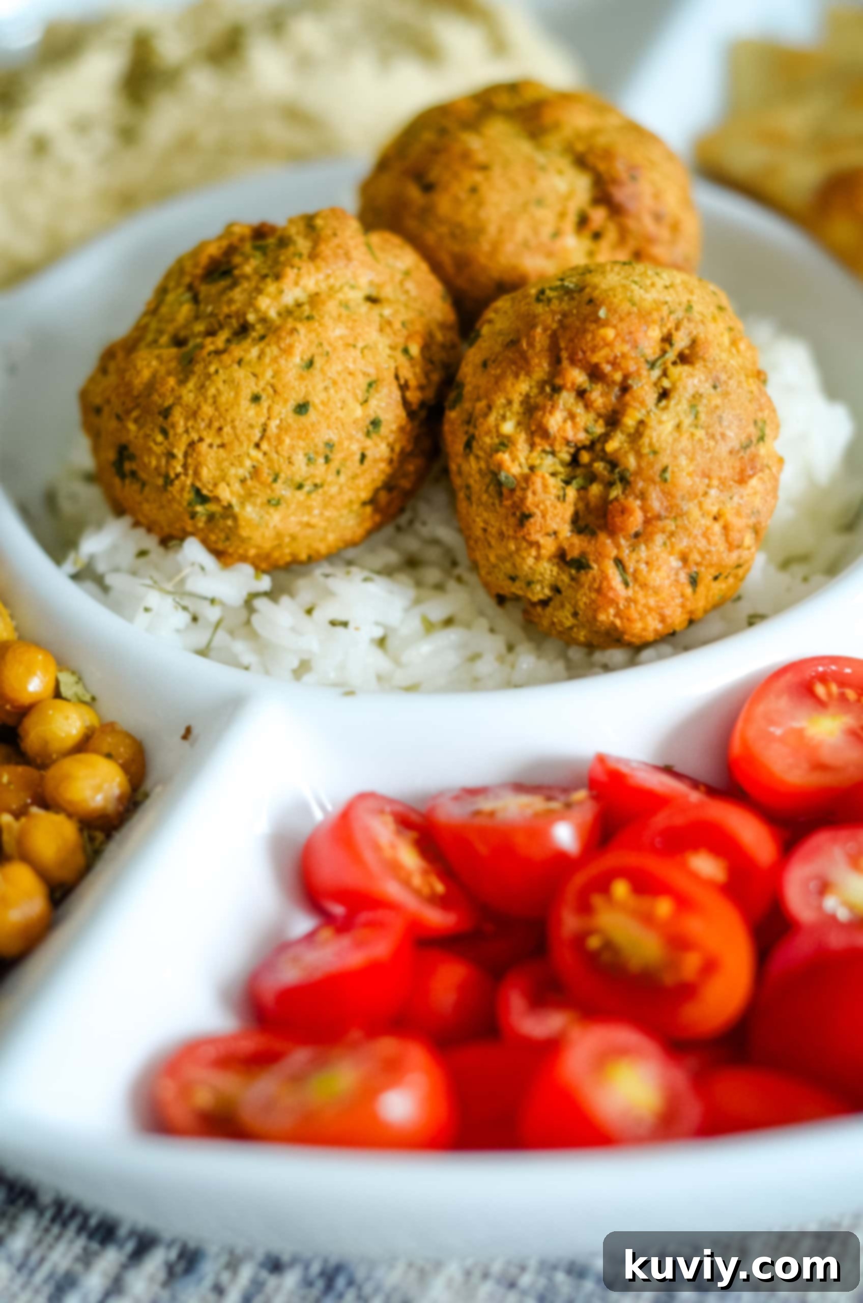 Homemade Air Fryer Falafel