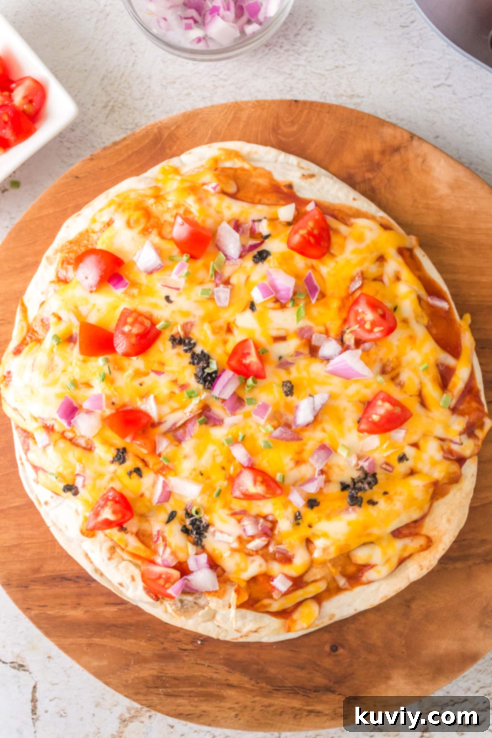 Air Fryer Mexican Pizza
