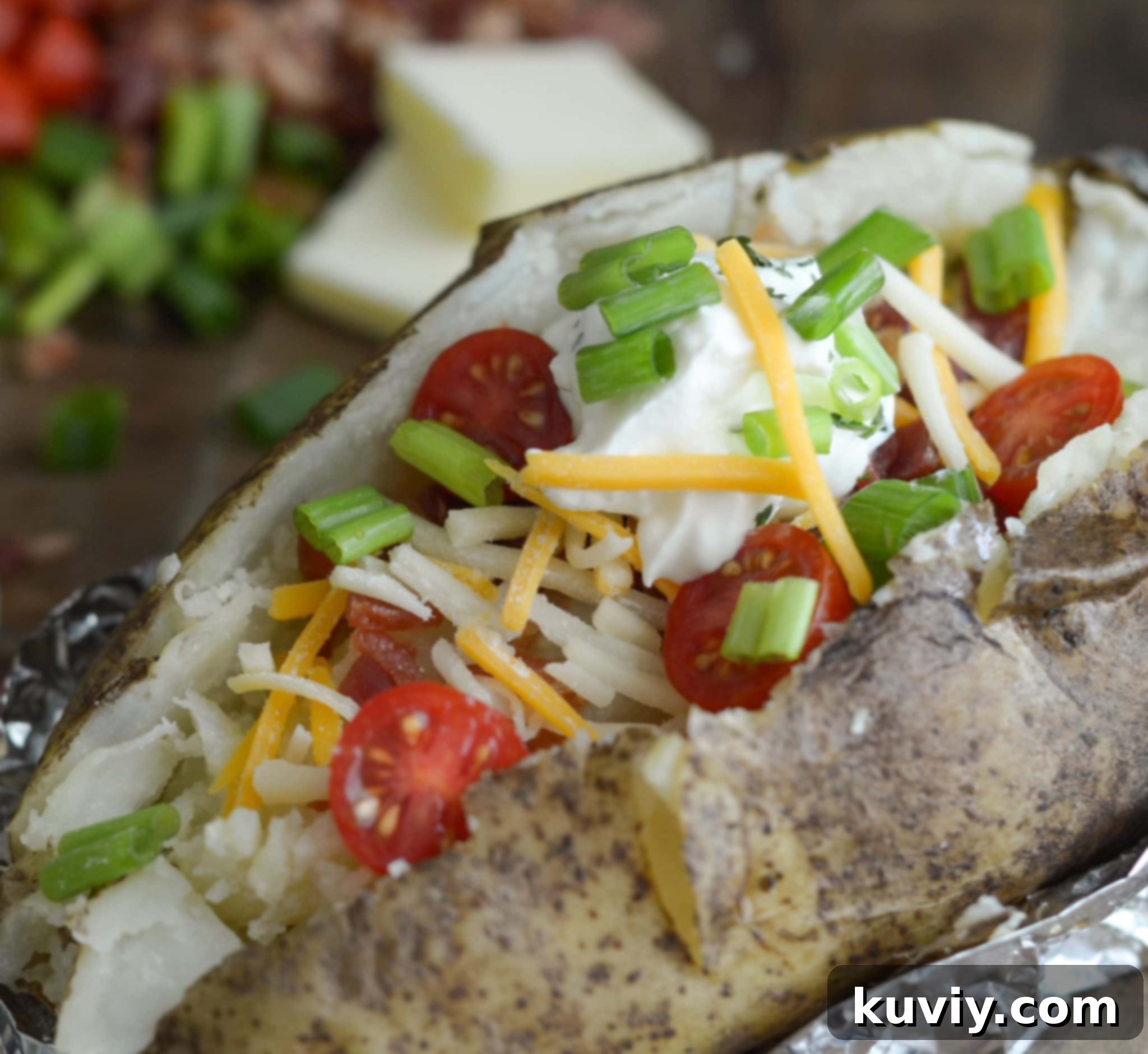 Air Fryer Baked Potato Recipe (Ninja Foodi)