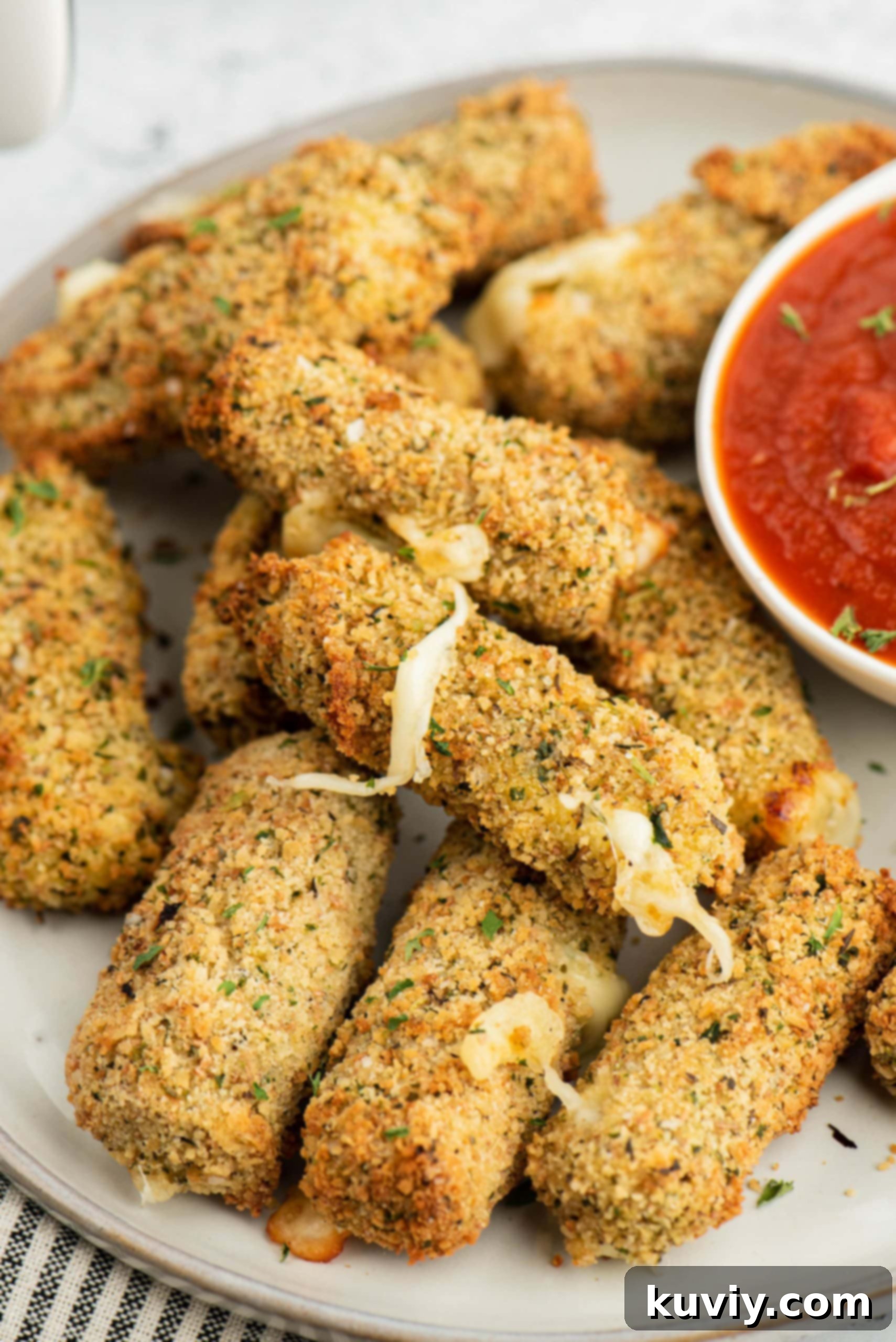 Ninja Foodi Mozzarella Sticks (Gluten-Free)