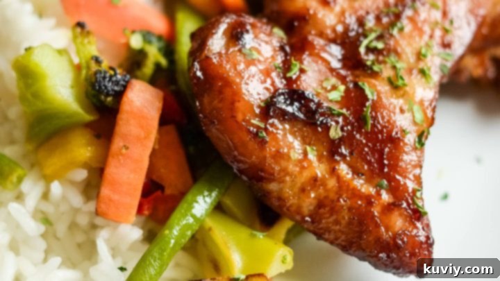 Air Fryer Teriyaki Chicken Thighs