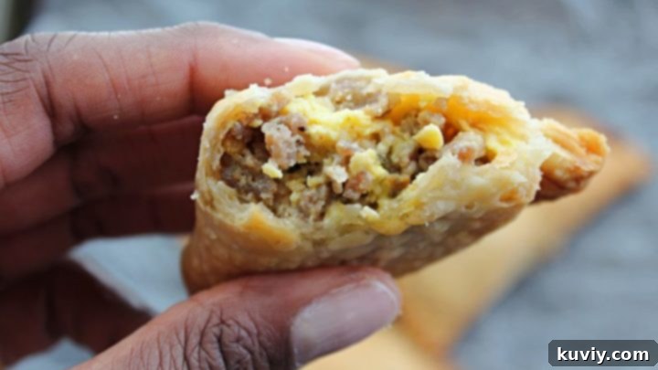 Air Fryer Breakfast Pockets