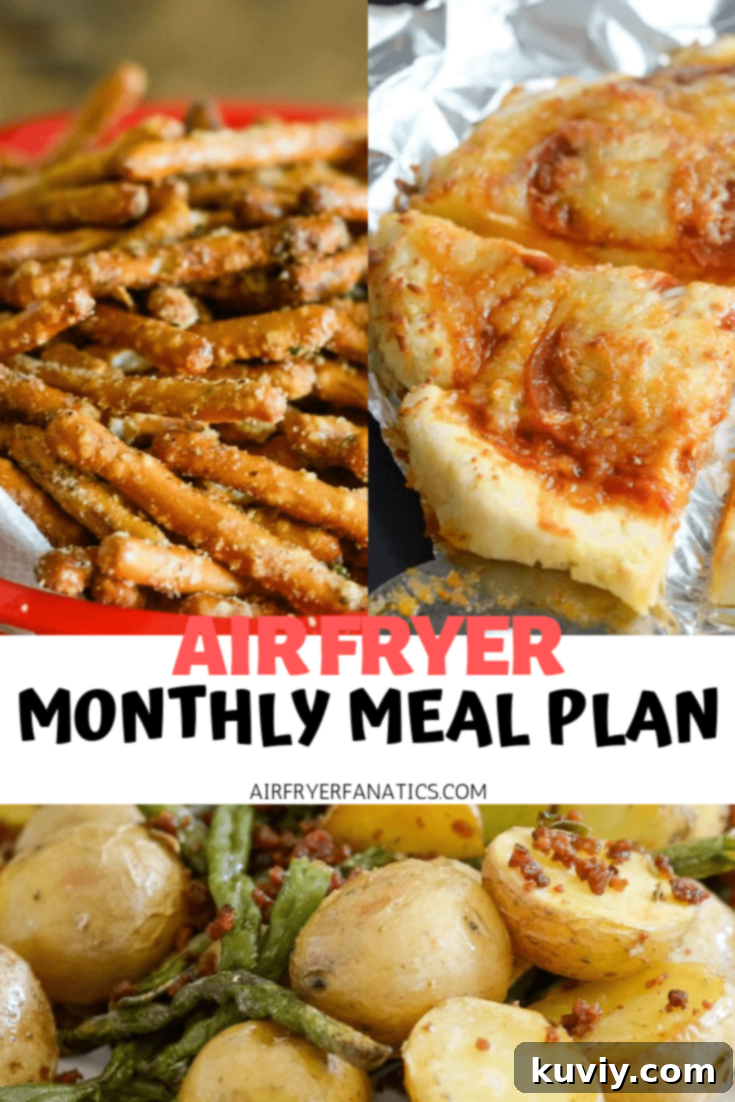 Air Fryer Meal Plan Summary