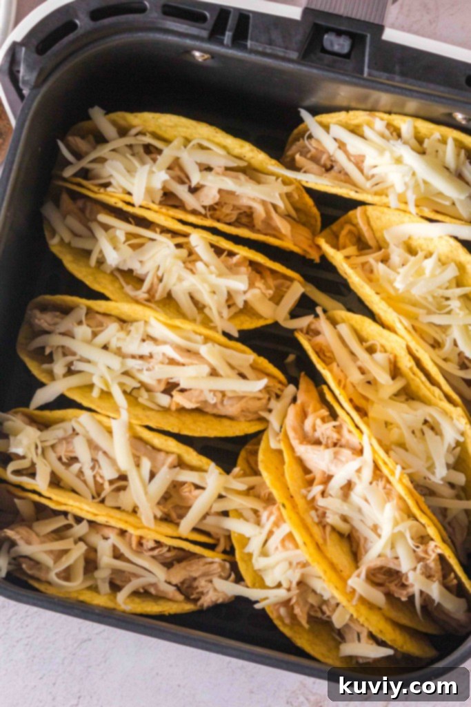air fryer mississippi chicken tacos ingredients