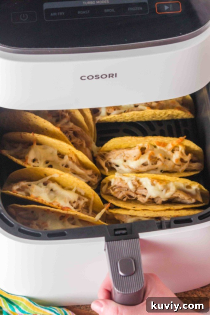 air fryer mississippi chicken tacos tips