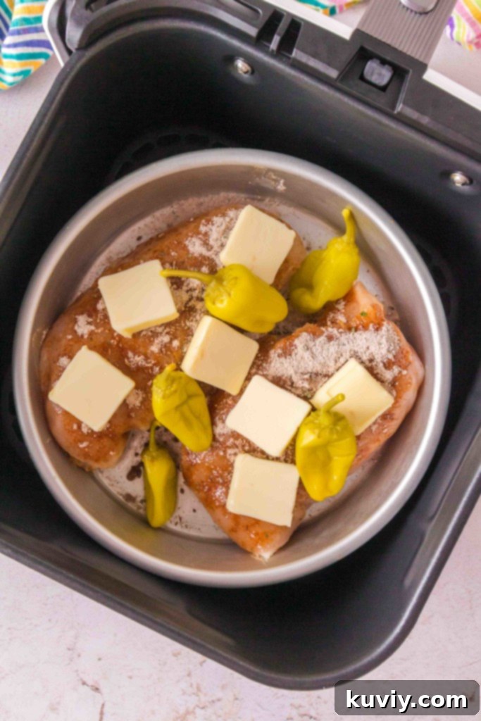 Air Fryer Mississippi Chicken: Ready in 20 Minutes 3 Air Fryer Mississippi Chicken Recipe - Ingredients